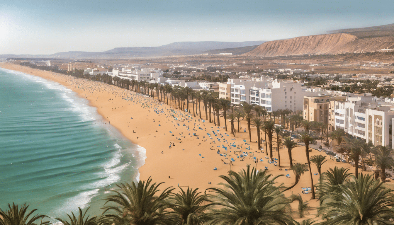 découvrez agadir avec notre guide complet pour un voyage inoubliable. explorez les plages dorées, la culture riche et les saveurs marocaines tout en bénéficiant de conseils pratiques pour un séjour mémorable.