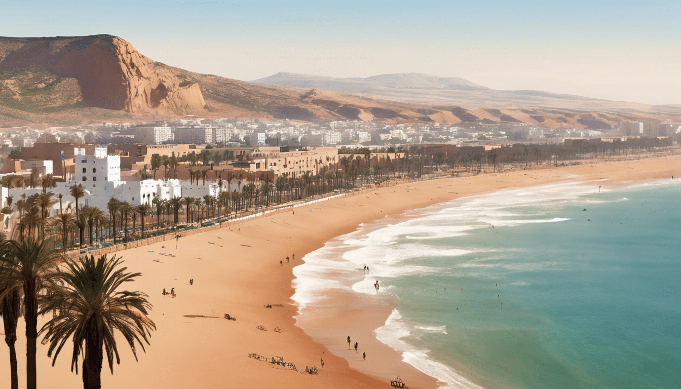 découvrez notre guide complet pour un voyage inoubliable à agadir. explorez les meilleures destinations, activités, et conseils pratiques pour profiter pleinement de cette magnifique ville côtière marocaine. que vous soyez amateur de plages, de culture ou de gastronomie, ce guide vous aidera à planifier l'aventure parfaite à agadir.
